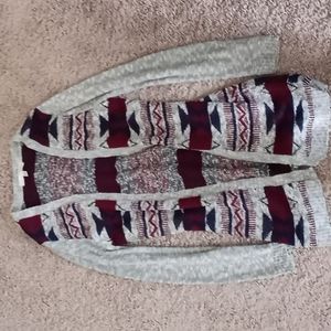 Cute print cardigan, small